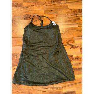 Old Navy maternity Active Dress Womens Large Green New Racerback Athletic summer